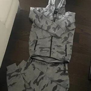 Tailored recreation Sweaters Never Worn Grey Camouflage Track - Main Image